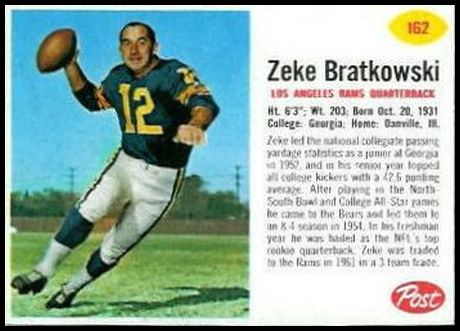 162 Zeke Bratkowski